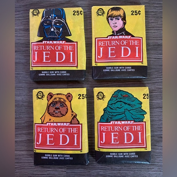 Opee Chee Other - Star Wars Return of the Jedi Trading Card Packs Opee Chee